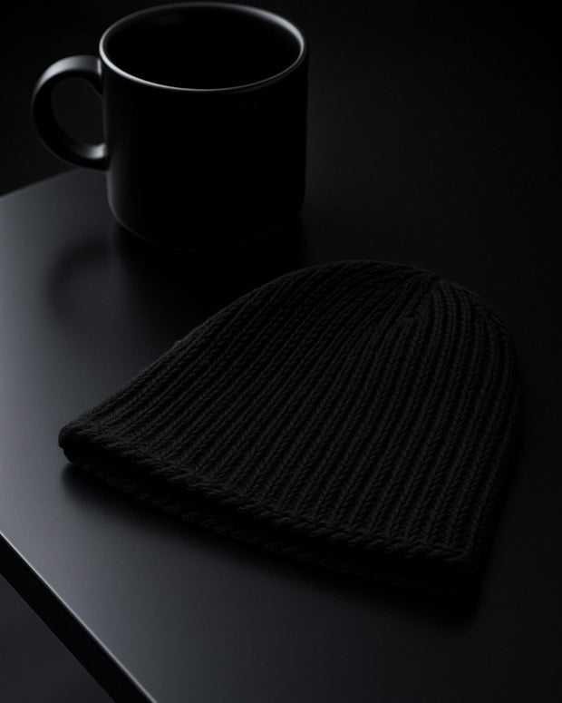 Hand-Knitted Wool Beanie