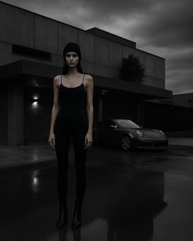 Seamless Sculpting Jumpsuit – BLACK
